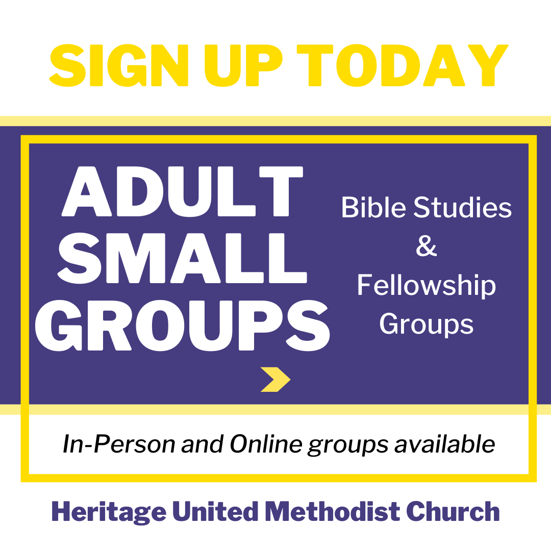 Small Group Sign Ups Heritage Umc