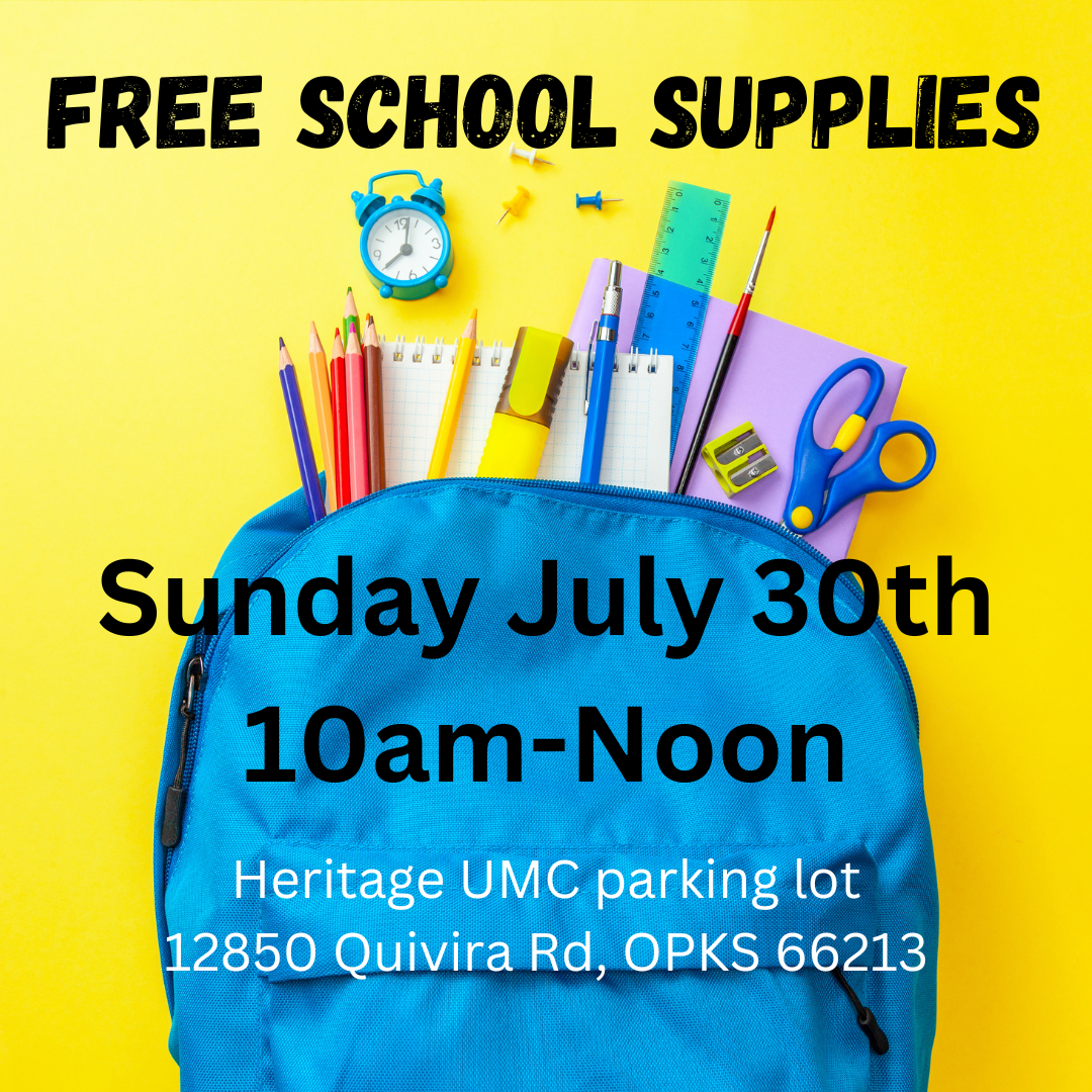 Community School Supply Distribution Heritage UMC