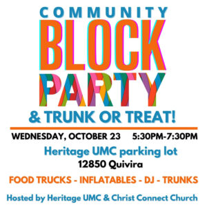 2024 Block Party & Trunk Or Treat