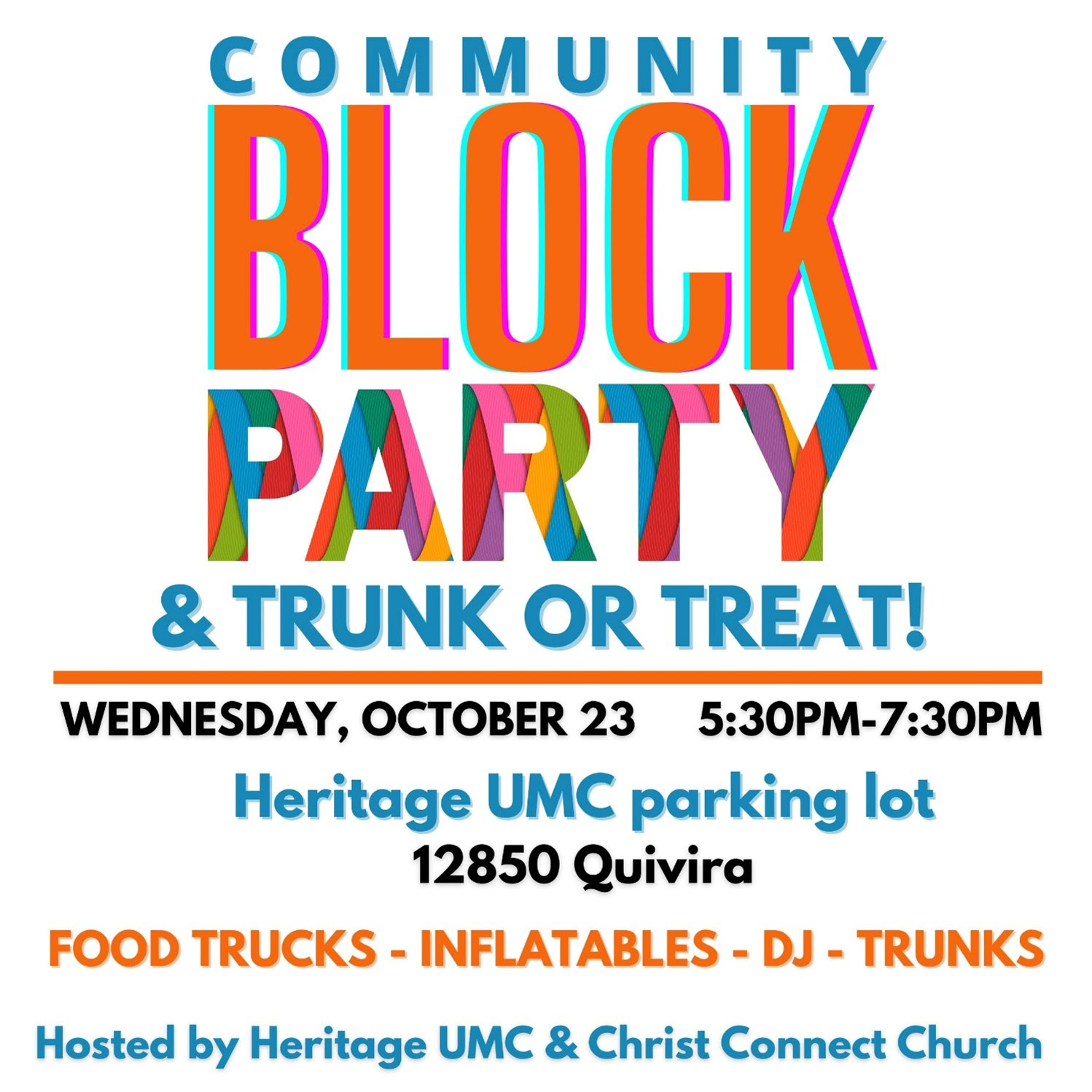 2024 Block Party & Trunk Or Treat